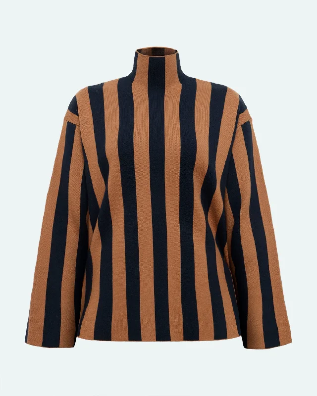Fridas 3863 Jumper - Tigers Eye Open Front Closed Front Wrap Front