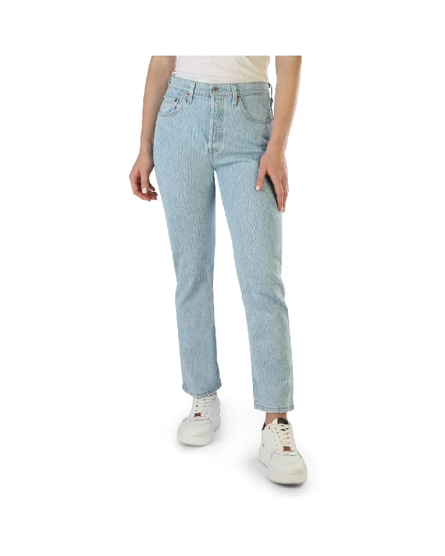 Levis Womens Wedgie Straight Jeans Light Wash Trendy Paperbag Waist Jeans
