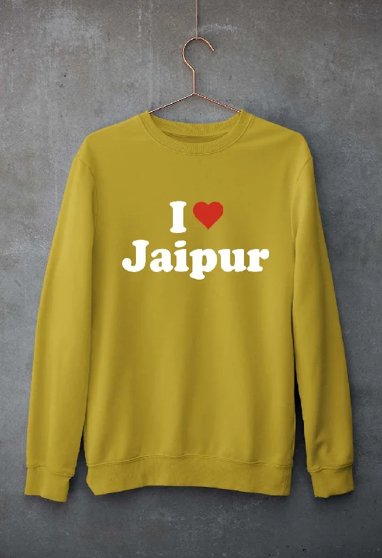I Love Jaipur Unisex Sweatshirt for Men/Women Hoodie with Double Zipper Versatile Adjustable I Love Jaipur Unisex Sweatshirt for Men/Women Hoodie with Double Zipper Versatile Adjustable