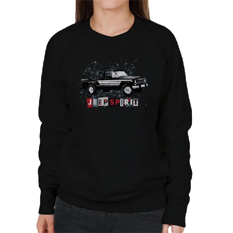 Jeep Spirit Honcho Women's Sweatshirt Hoodie with Cropped Fit Short Trendy