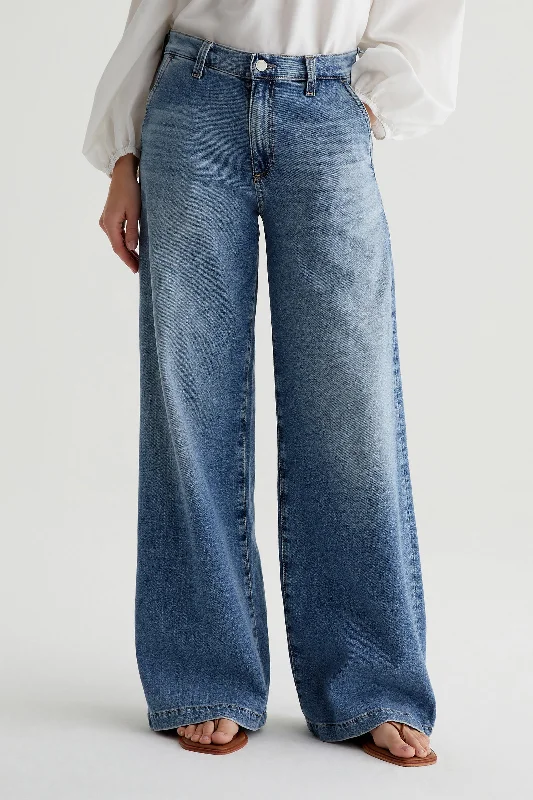AG Women's Stella Wide Leg Blue Jean Casual Skinny Fit Jeans
