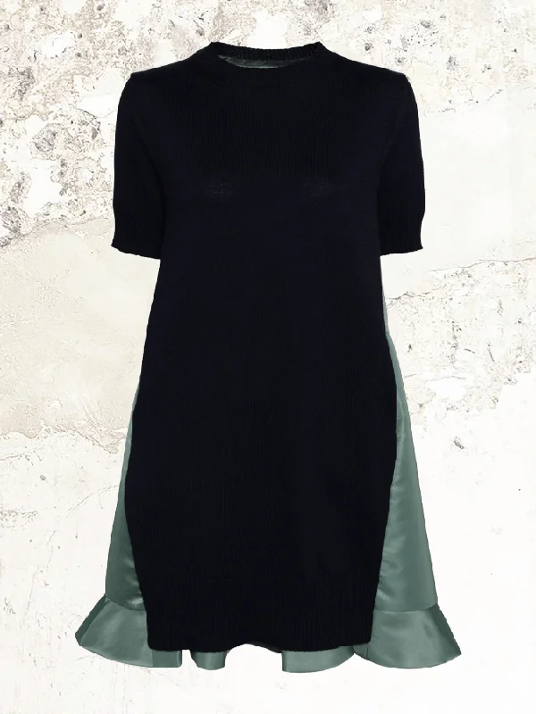 sacai pleat-detail mini dress Comfortable Polka Dot Mini Dress