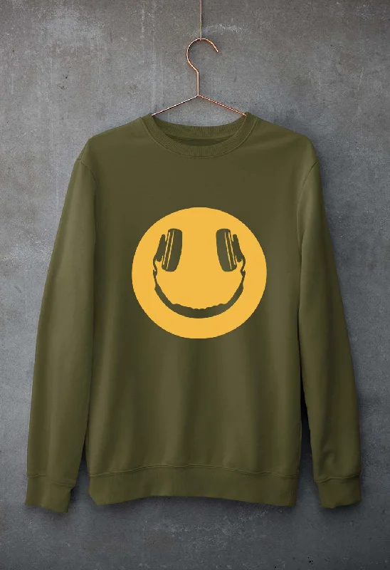 Emoji Headphone Music Unisex Sweatshirt for Men/Women Hoodie with Lining Warm Insulated Emoji Headphone Music Unisex Sweatshirt for Men/Women Hoodie with Lining Warm Insulated