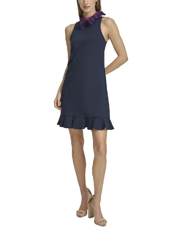 Eliza J Solid Ponte Mini Dress Stylish Summer Mini Dress