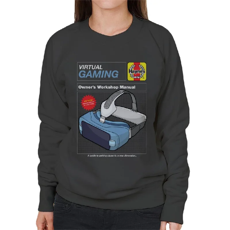 Haynes Virtual Gaming Workshop Manual Women's Sweatshirt Hoodie with Turtle Neck Cozy Winter Haynes Virtual Gaming Workshop Manual Women's Sweatshirt Hoodie with Turtle Neck Cozy Winter