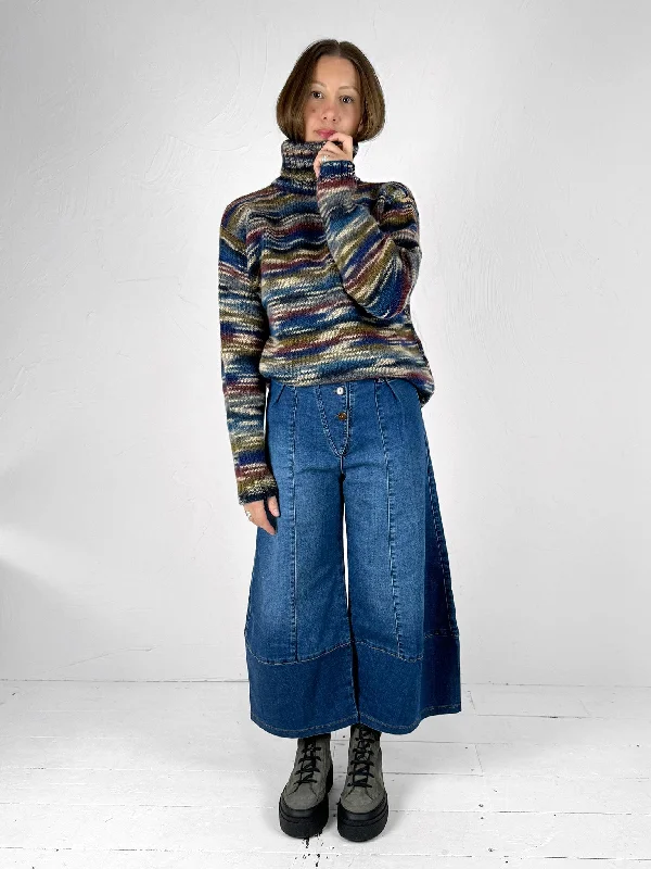 150 Wide Denim Jeans Cozy Tencel Blend Denim Jeans