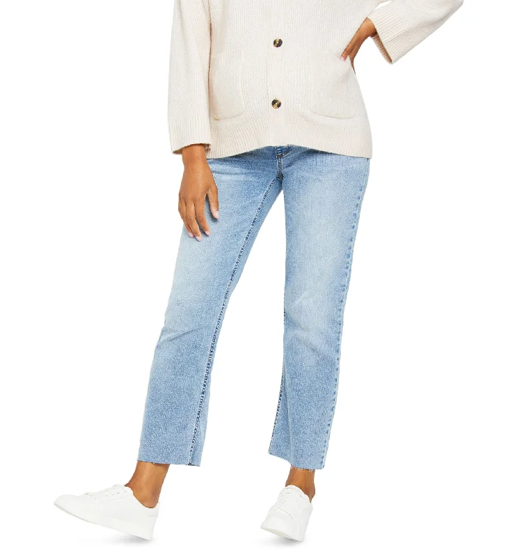 Secret Fit Belly� Straight-Leg Maternity Jeans Casual Wide-Legged Denim Jeans