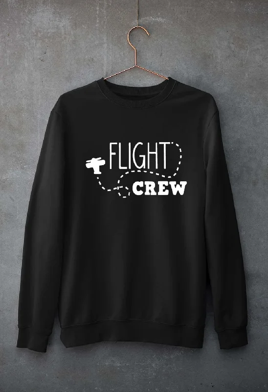 Flight Crew Unisex Sweatshirt for Men/Women Hoodie with Ribbed Neckline Snug Warm