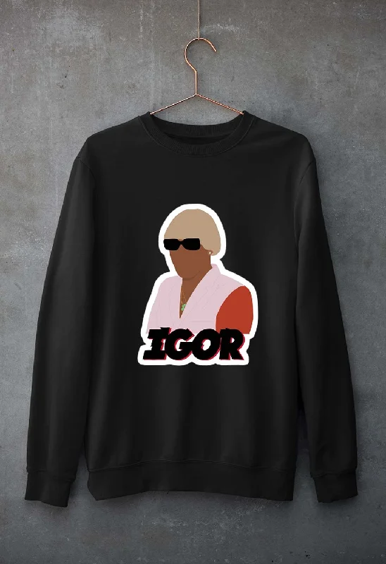 Igor Unisex Sweatshirt for Men/Women Hoodie with Hem Elastic Stretchable Comfortable