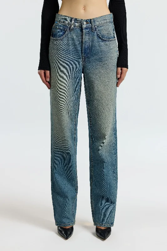 Kate Jean (Sale) Fashionable Button-Front Jeans