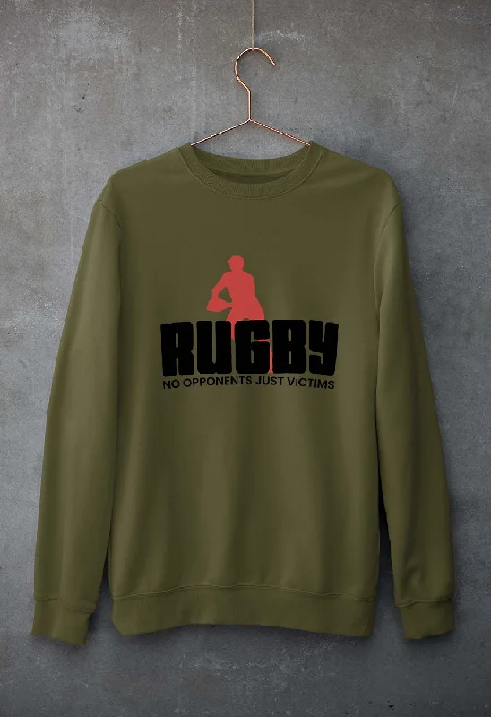Rugby Unisex Sweatshirt for Men/Women Hoodie with Longline Fit Extended Stylish