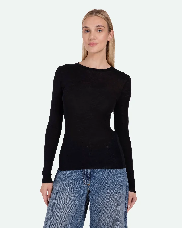 Natashas 3736 Jumper - Black Faux Fur Fabric Real Fur Fabric Shearling Fabric