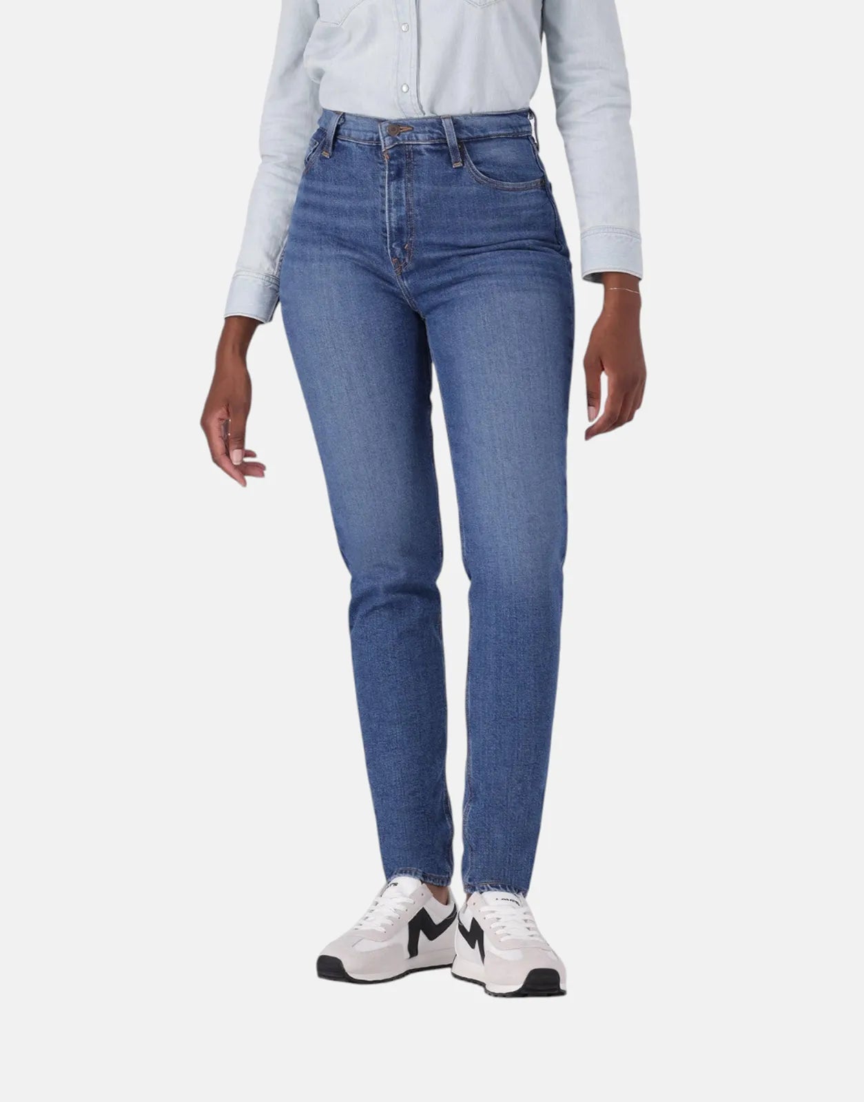 Levi's 80's Mom Tough Cookie Jeans Elegant Raw Hem Jeans