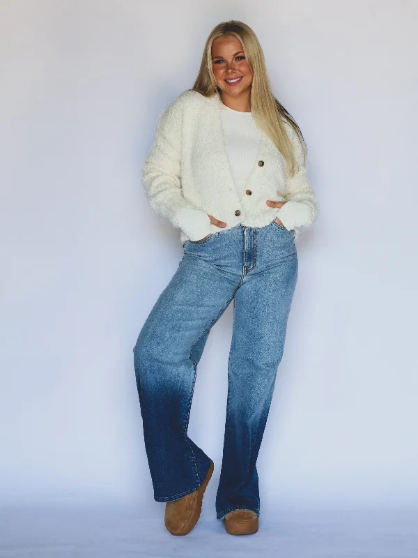 Unbreakable Ombre Jeans Trendy Cut-Off Denim Shorts