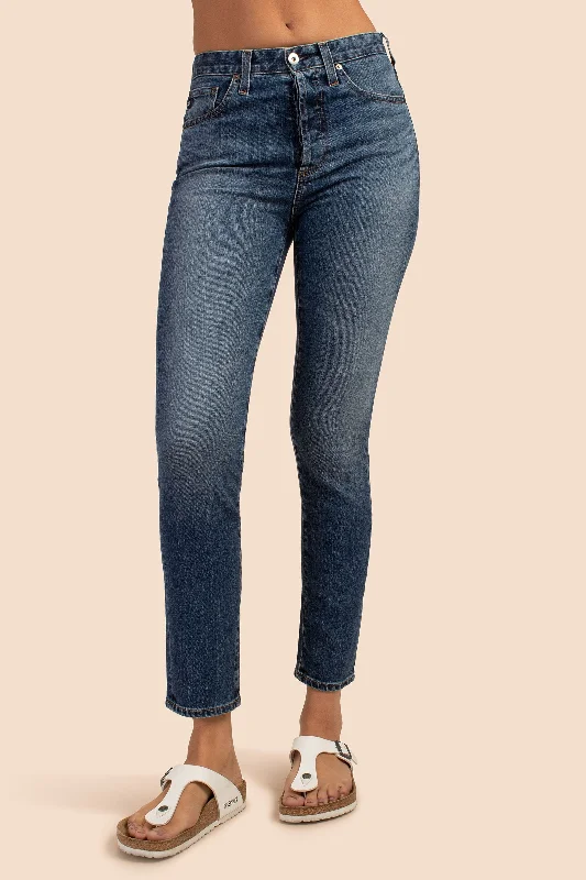 AG Women's Alexxis Slim Cropped Blue Jean Stylish High-Waist Skinny Denim