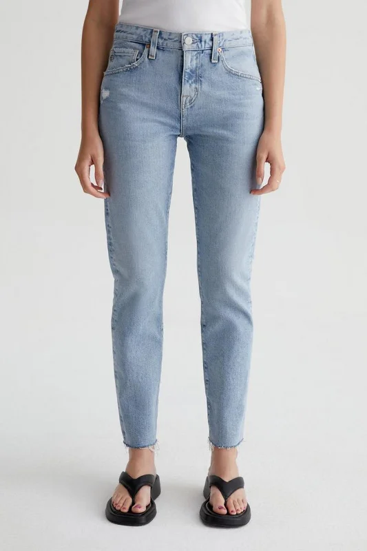 AG Women's Ex-Boyfriend Slim Slouchy Light Blue Jean Casual Light Wash Jeans