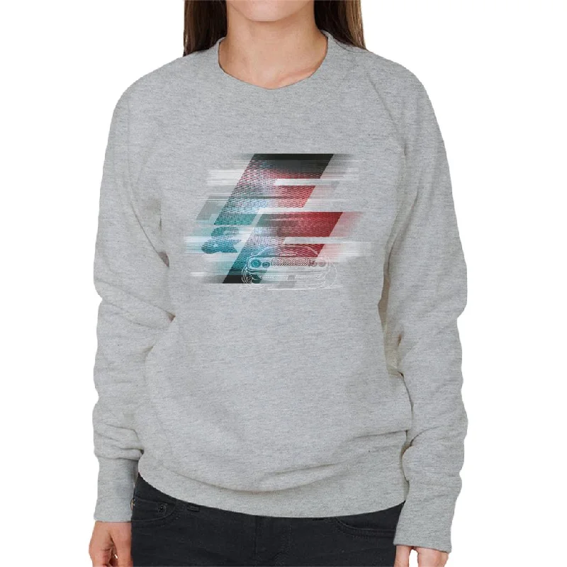 The Fast and The Furious Blurred Logo Women's Sweatshirt Hoodie with Ribbed Cuffs Snug Fit Comfort The Fast and The Furious Blurred Logo Women's Sweatshirt Hoodie with Ribbed Cuffs Snug Fit Comfort