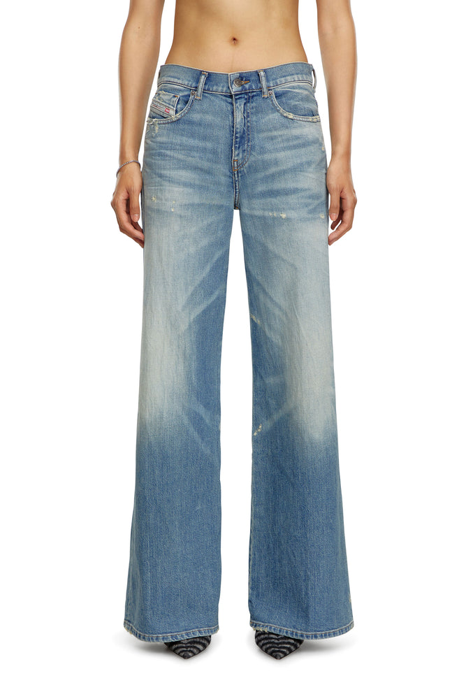 Flare Jeans - 1978 D-Akemi Stylish Plus Size Denim Jeans