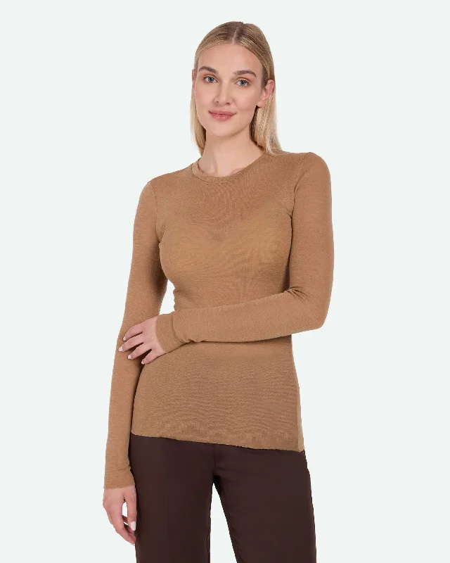 Natashas 3736 Jumper - Tigers Eye Long Sweater Short Sweater Cropped Sweater