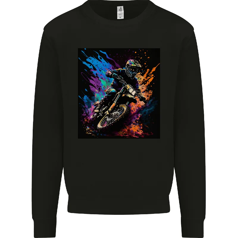 A Motocross Rider MotoX Dirt Bike Motorsports Mens Sweatshirt Jumper Hoodie with Half-Zip Sporty Casual A Motocross Rider MotoX Dirt Bike Motorsports Mens Sweatshirt Jumper Hoodie with Half-Zip Sporty Casual