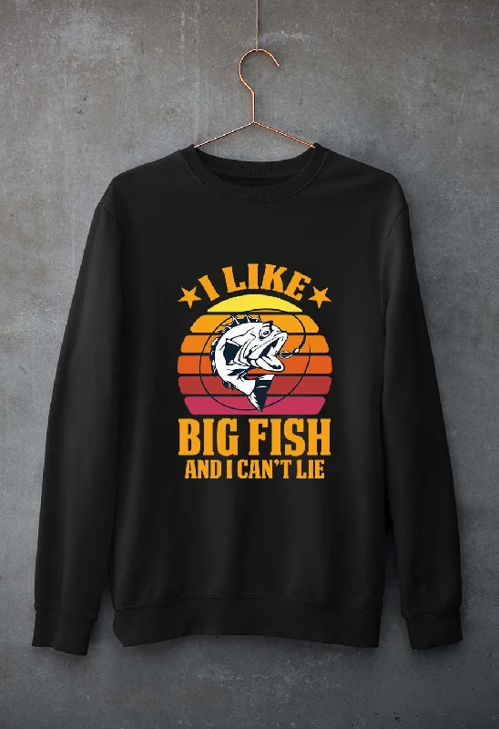 Fishing Unisex Sweatshirt for Men/Women Hoodie with Hem Detail Decorative Unique