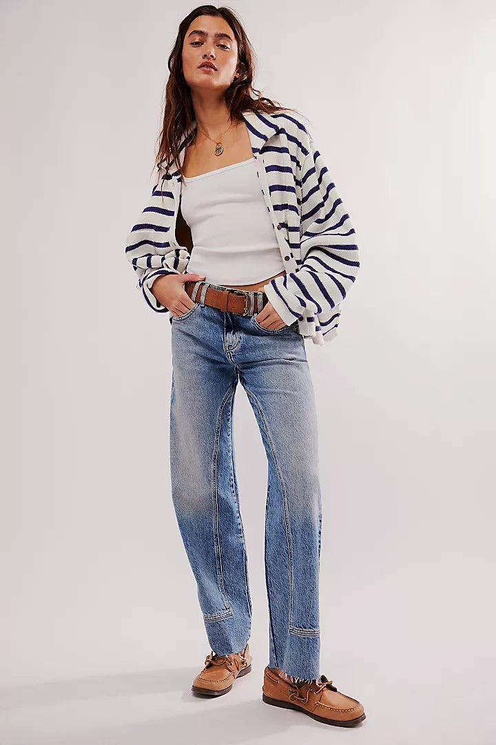 Free People We The Free Risk Taker Mid-Rise Jeans - Mantra Trendy Bootcut High-Waisted Jeans Free People We The Free Risk Taker Mid-Rise Jeans - Mantra Trendy Bootcut High-Waisted Jeans