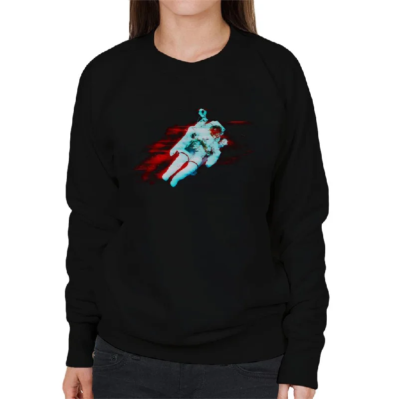 NASA Free Flight Astronaut Women's Sweatshirt Hoodie Crop Top Short Trendy