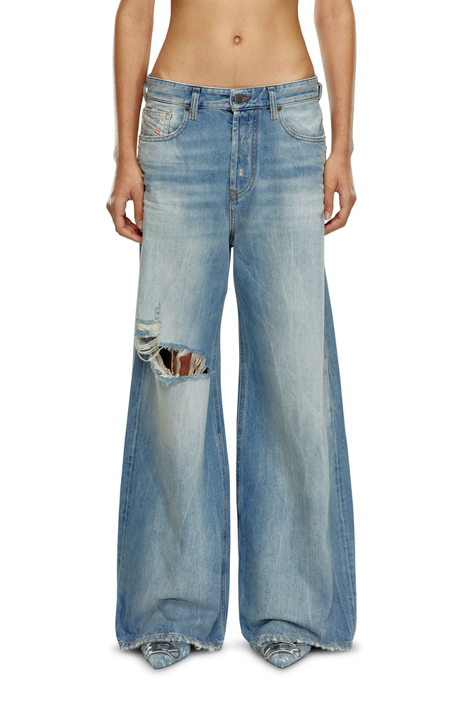 Straight Jeans - 1996 D-Sire Casual Distressed Skinny Jeans