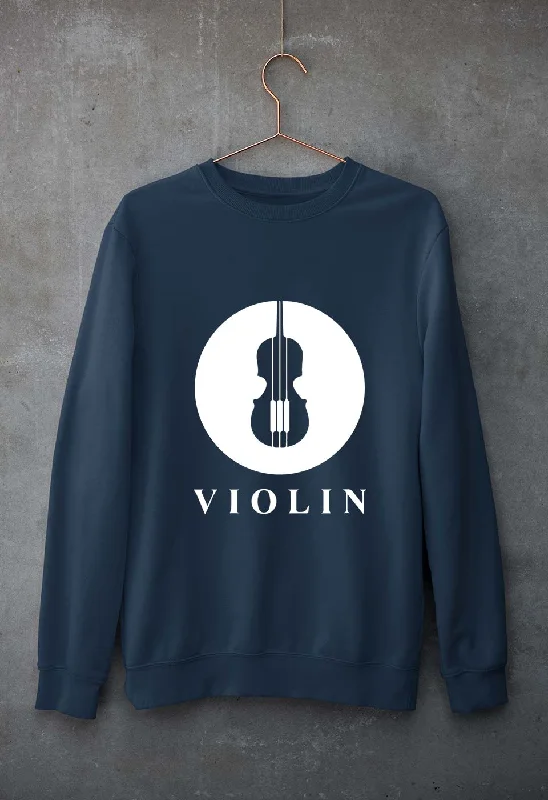 Violin Unisex Sweatshirt for Men/Women Hoodie with Print Artistic Unique