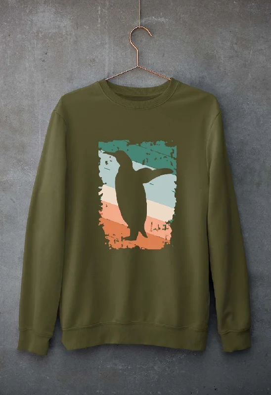 Penguin Unisex Sweatshirt for Men/Women Hoodie with Pocket Utility Practical