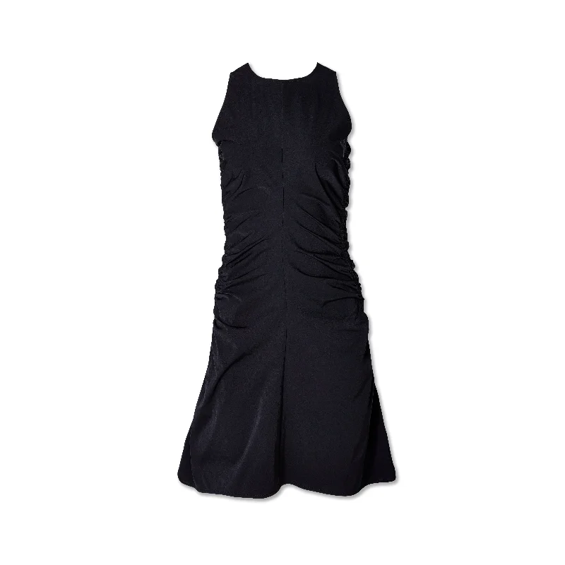 Bottega Veneta - Women’s Sleeveless Mini Dress - (Black) Fashionable Boho-Chic Mini Dress