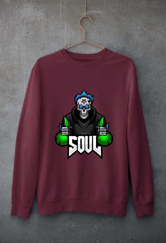 Battlegrounds Mobile India (BGMI) Soul Esport Unisex Sweatshirt for Men/Women Hoodie with Illustration Artistic Creative Battlegrounds Mobile India (BGMI) Soul Esport Unisex Sweatshirt for Men/Women Hoodie with Illustration Artistic Creative