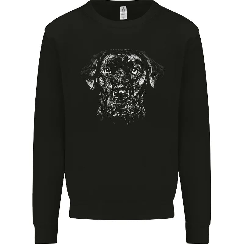 A Labrador Retriever Dog Mens Sweatshirt Jumper Hoodie with Zipper Placket Modern Functional A Labrador Retriever Dog Mens Sweatshirt Jumper Hoodie with Zipper Placket Modern Functional