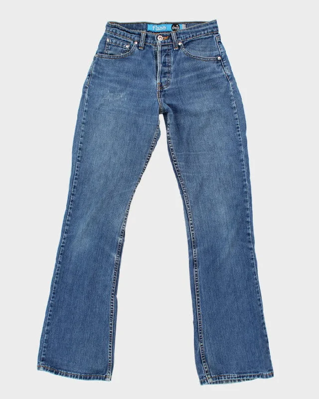 Y2K 00s Levi's SilverTab Flare Jeans - W28 L34 Stylish High-Waist Jeans