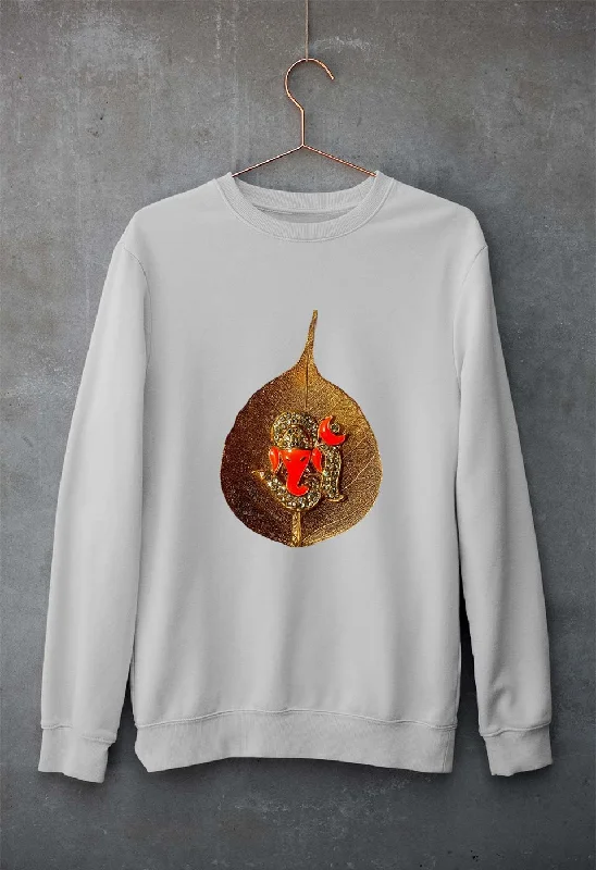 Ganpati Unisex Sweatshirt for Men/Women Hoodie with Raglan Sleeves Sporty Comfortable Ganpati Unisex Sweatshirt for Men/Women Hoodie with Raglan Sleeves Sporty Comfortable