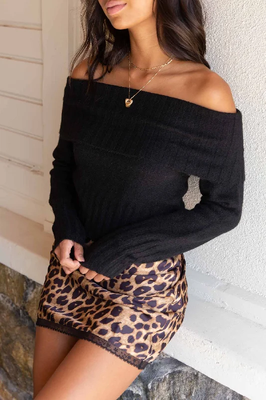 Bardot Jumper OTS Sweater by BDG Plaid Sweater Polka Dot Checkered