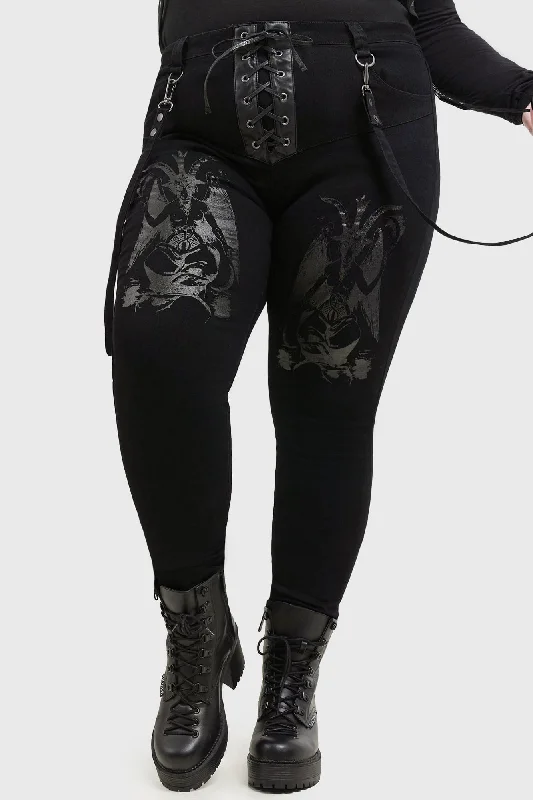 Baphster Jeans [PLUS] Trendy Acid Wash Skinny Jeans