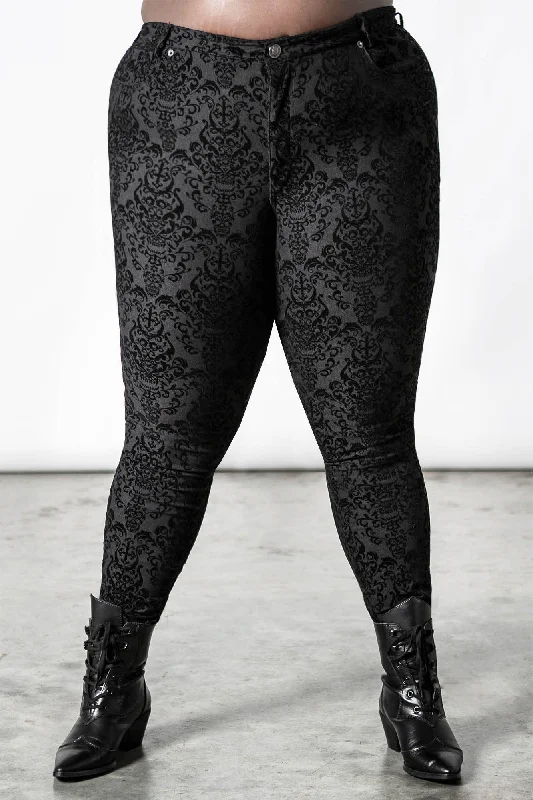Exorcist Skinny Jeans [PLUS] Chic Double Waistband Jeans