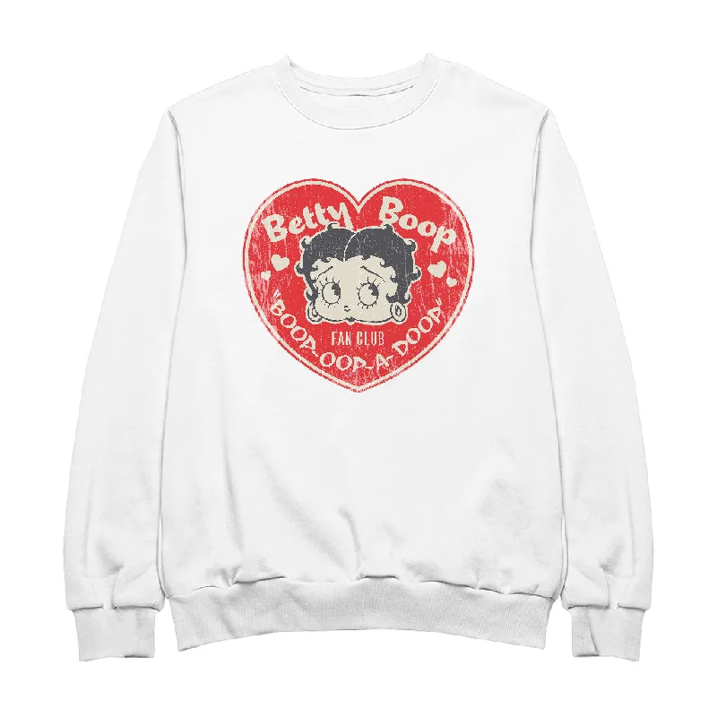 Betty Boop Oop A Doop Love Heart Women's Sweatshirt Hoodie with Turtle Neck Cozy Winter Betty Boop Oop A Doop Love Heart Women's Sweatshirt Hoodie with Turtle Neck Cozy Winter