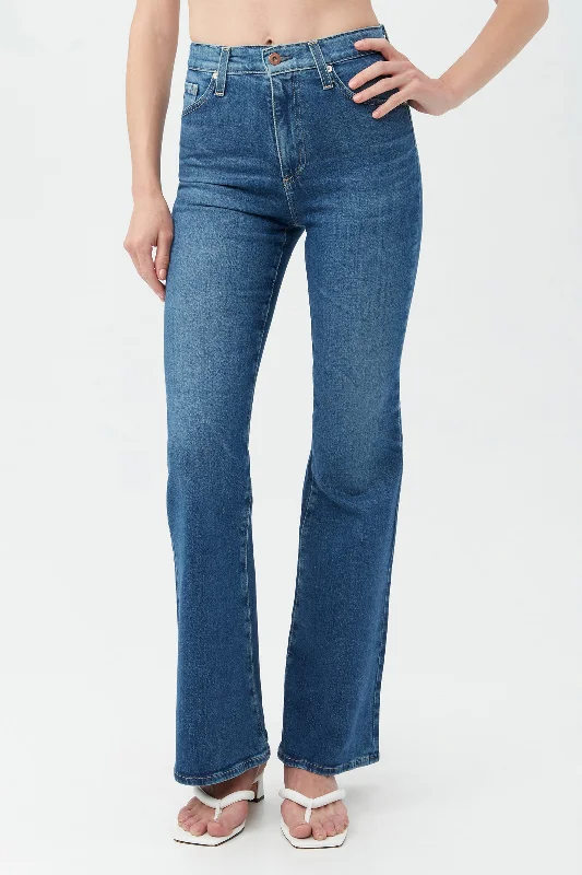AG Women's Madi Bootcut Blue Jean Casual Wide-Legged Denim Jeans