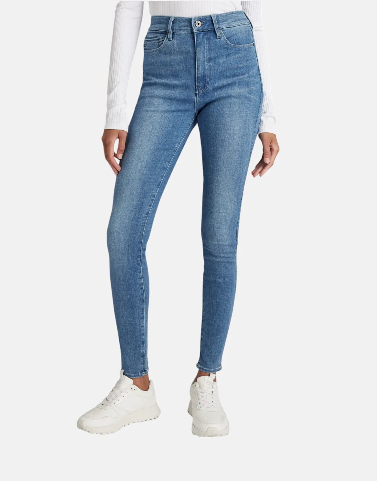 G-Star RAW Shape High Super Skinny Jeans FMBlue Comfortable Flare Leg Jeans