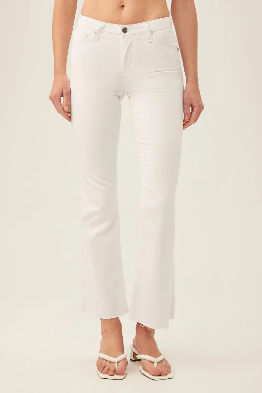 AG Women's Angel White Bootcut Jean Stylish Relaxed Fit Skinny Jeans