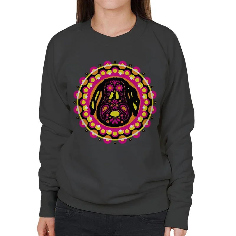 Peanuts Snoopy Cinco De Mayo Women's Sweatshirt Hoodie with Stripes Bold Sporty