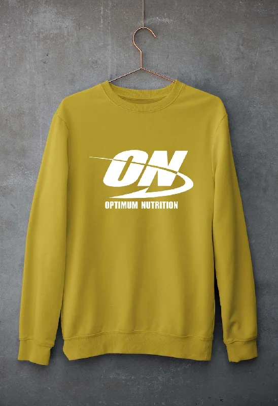 optimum nutrition (ON) Unisex Sweatshirt for Men/Women Hoodie with Earth Tones Natural Calm