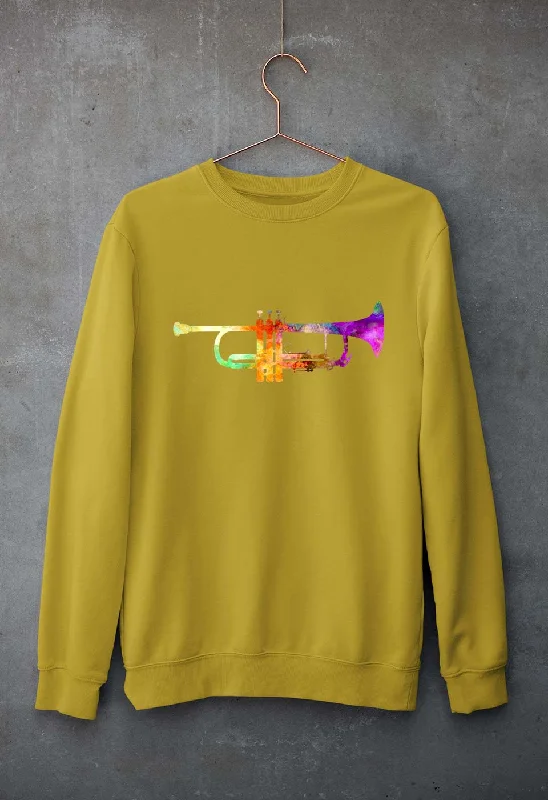 Trumpet Unisex Sweatshirt for Men/Women Hoodie with Drawstring Waist Adjustable Fitted Trumpet Unisex Sweatshirt for Men/Women Hoodie with Drawstring Waist Adjustable Fitted