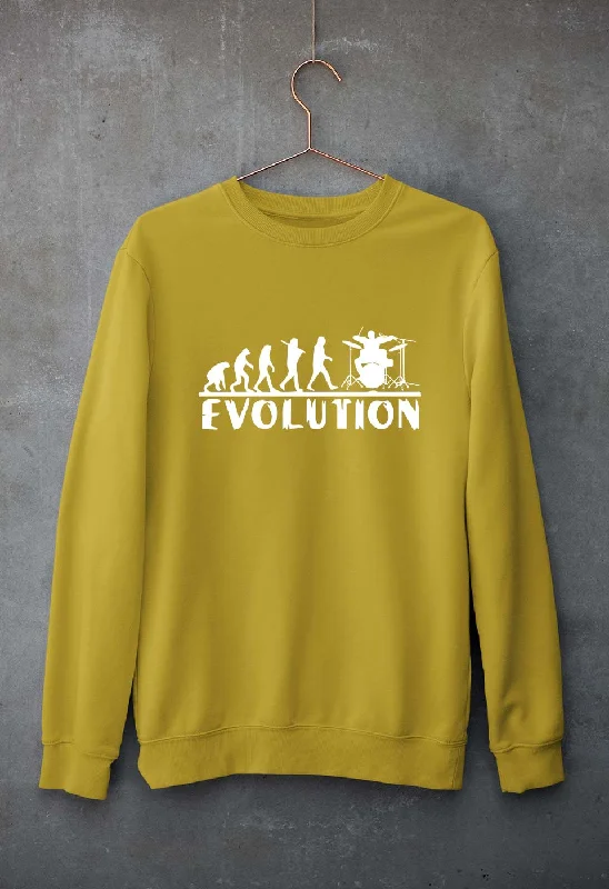 Drummer Evolution Unisex Sweatshirt for Men/Women Hoodie with Tie-Dye Psychedelic Retro Drummer Evolution Unisex Sweatshirt for Men/Women Hoodie with Tie-Dye Psychedelic Retro