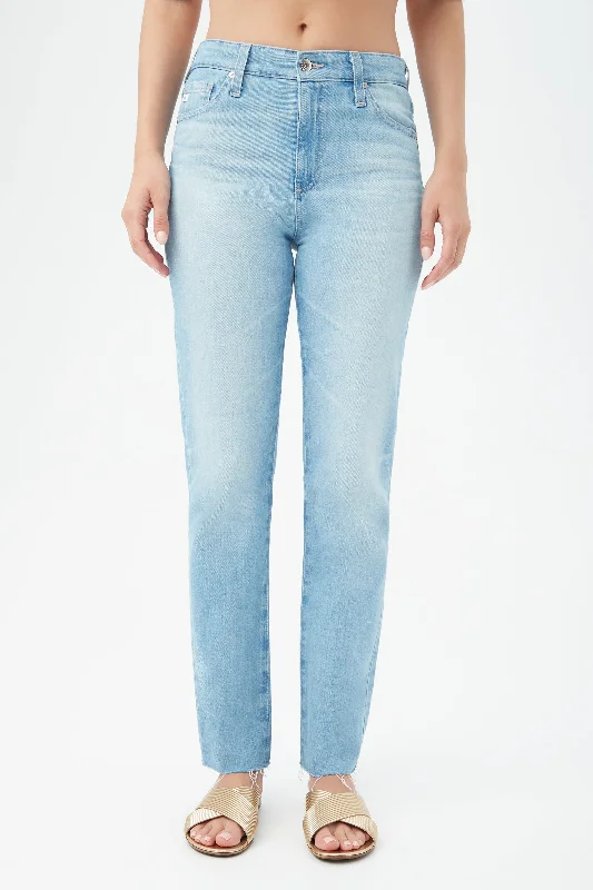 AG Women's Mari Light Blue Jean Trendy Low-Rise Bootcut Jeans