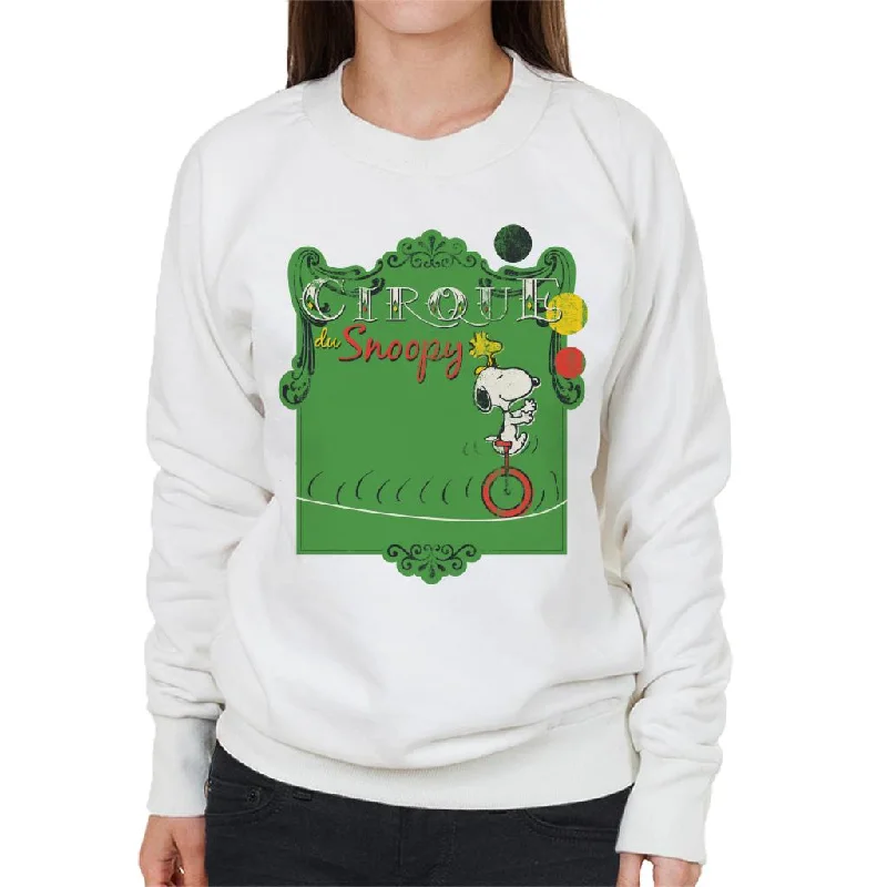 Peanuts Circus Cirque Du Snoopy Women's Sweatshirt Hoodie with Hem Fringe Bohemian Relaxed Peanuts Circus Cirque Du Snoopy Women's Sweatshirt Hoodie with Hem Fringe Bohemian Relaxed