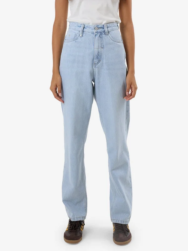 THRILLS Pulp Jean - LIGHT ASH BLUE Casual Wide-Legged Denim Jeans