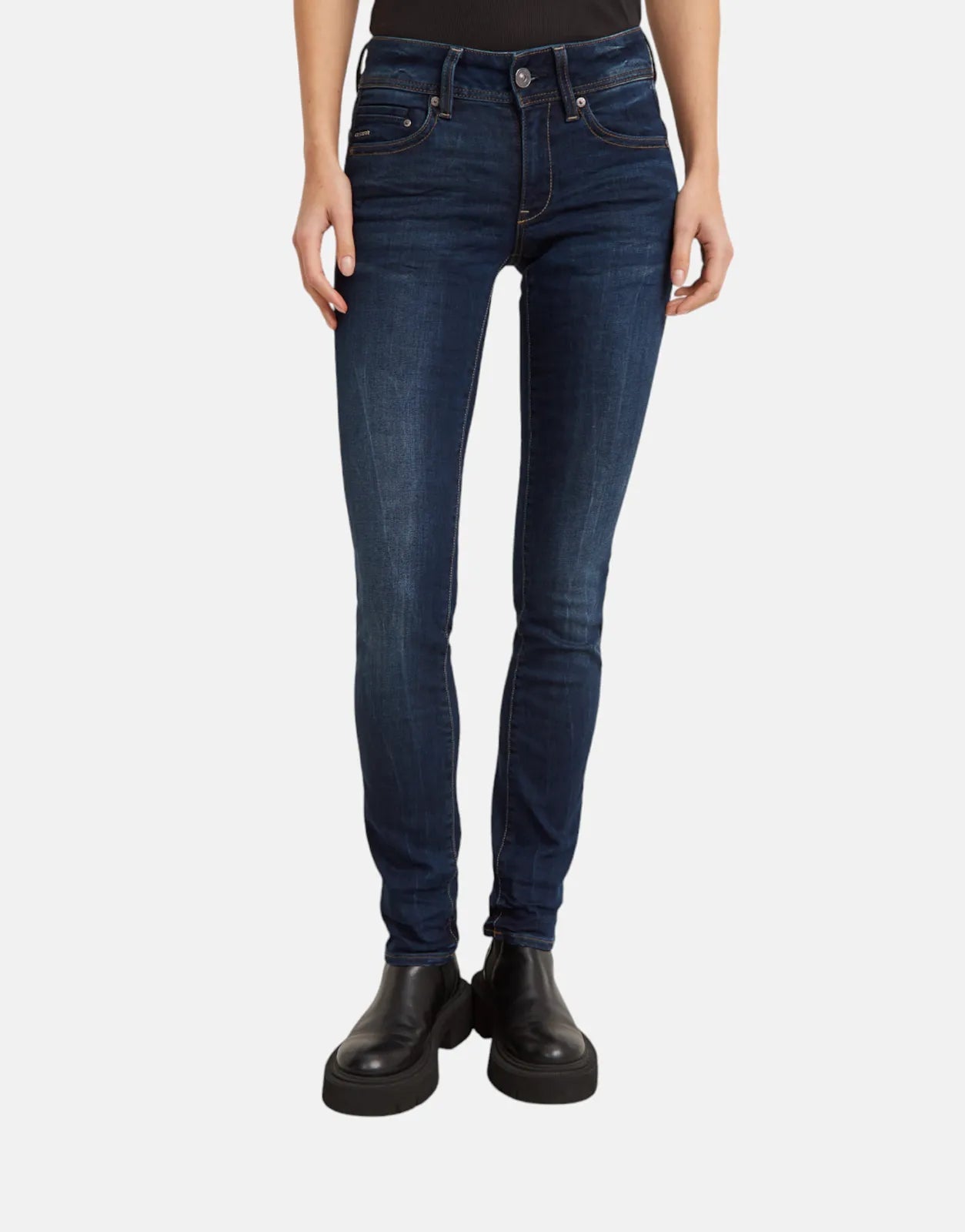 G-Star RAW Midge Straight Jeans Trendy Colored Denim Jeans